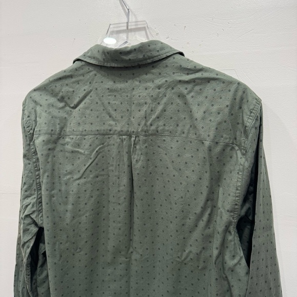 Marine Layer Green Long Sleeve Button Down Shirt XL *flawed* - Picture 6 of 8